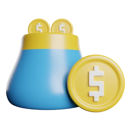 Bolsa de dinero  3D Icon