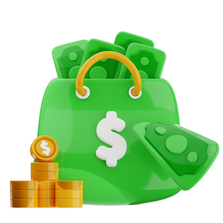 Bolsa de dinero  3D Icon