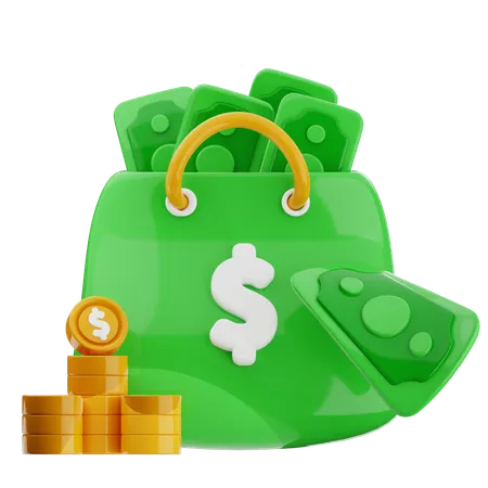 Bolsa de dinero  3D Icon