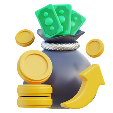 Bolsa de dinero  3D Icon