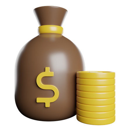 Bolsa de dinero  3D Icon