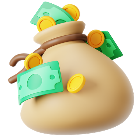 Bolsa de dinero  3D Icon