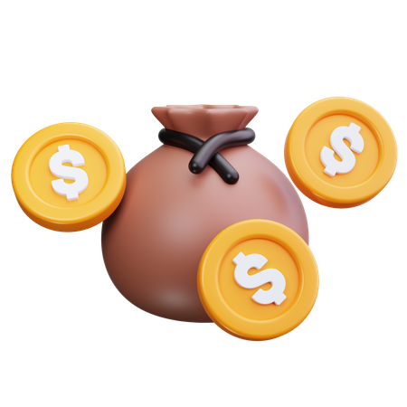 Bolsa de dinero  3D Icon