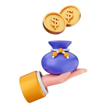 Bolsa de dinero  3D Icon