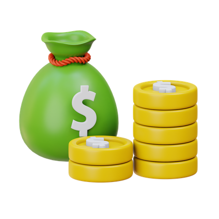 Bolsa de dinero  3D Icon