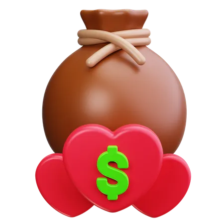 Bolsa de dinero  3D Icon