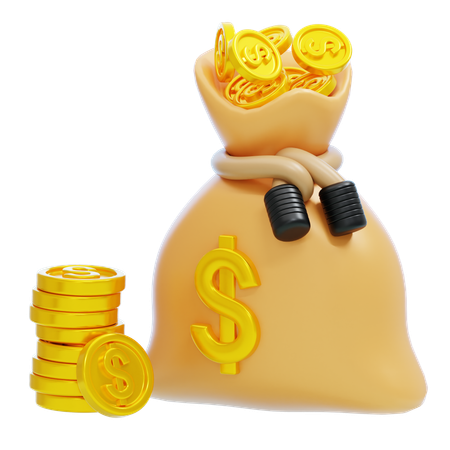 Bolsa de dinero  3D Icon