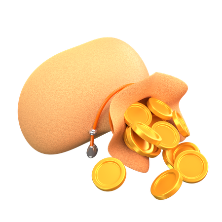 Saco de dinero  3D Icon