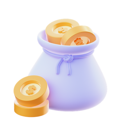 Bolsa de dinero  3D Icon