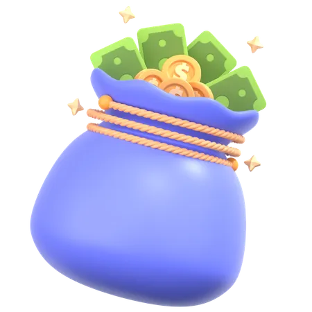 Bolsa de dinero  3D Icon