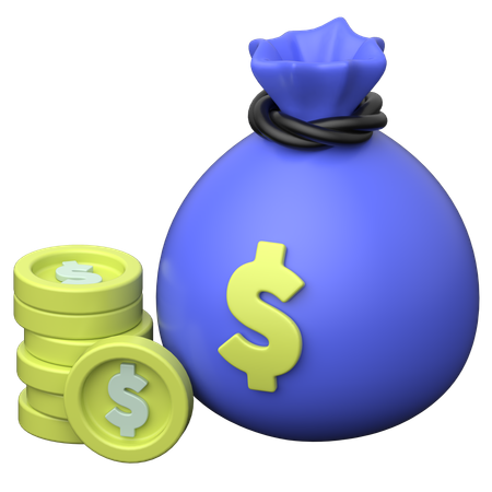 Bolsa de dinero  3D Icon