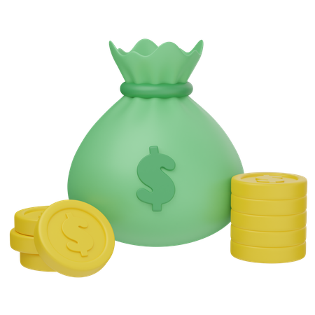 Bolsa de dinero  3D Icon