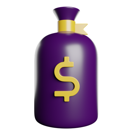 Bolsa de dinero  3D Icon