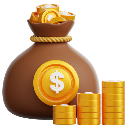 Bolsa de dinero  3D Icon