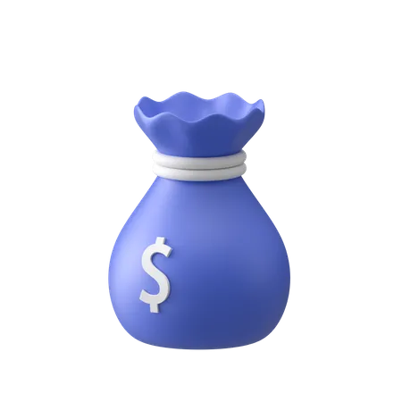 Bolsa de dinero  3D Illustration