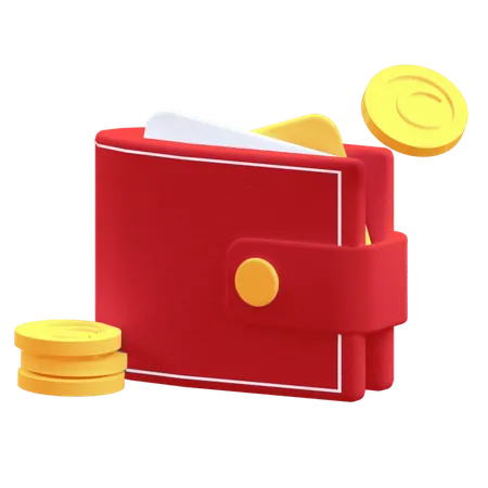 Bolsa de dinero  3D Illustration