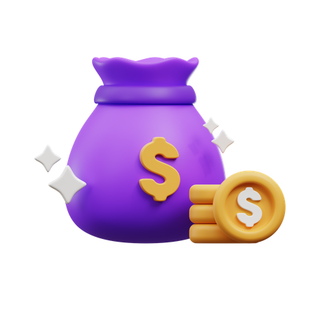 Bolsa de dinero  3D Icon