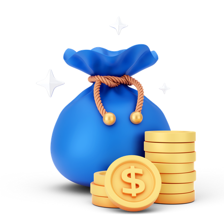 Bolsa de dinero  3D Icon