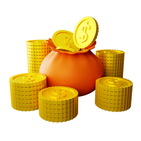 Bolsa de dinero  3D Icon