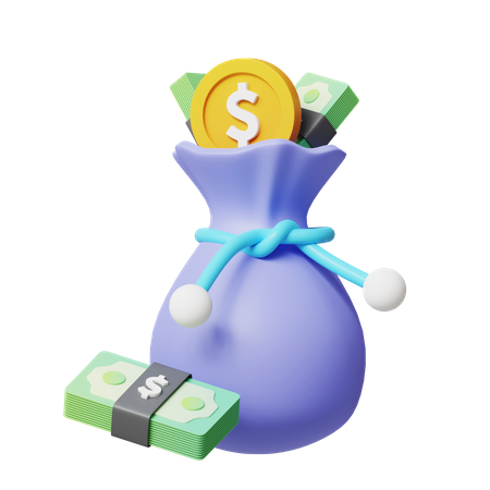 Bolsa de dinero  3D Icon