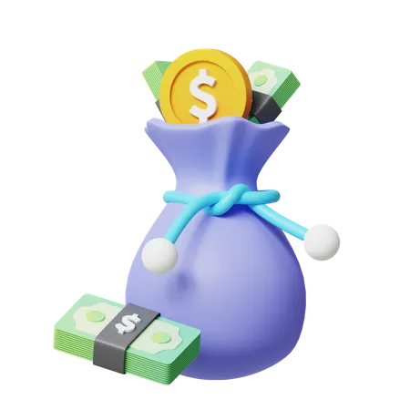 Bolsa de dinero  3D Icon