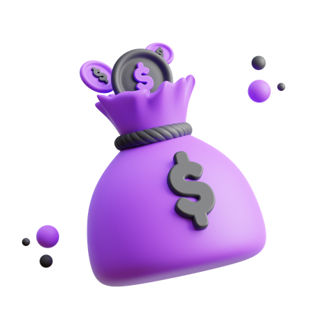 Bolsa de dinero  3D Icon