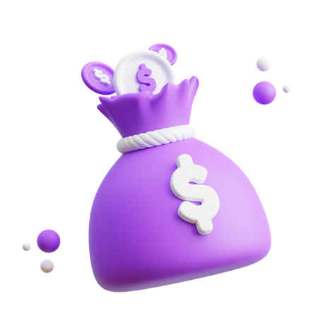 Bolsa de dinero  3D Icon