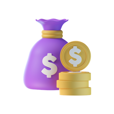 Bolsa de dinero  3D Icon