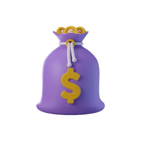 Bolsa de dinero  3D Icon