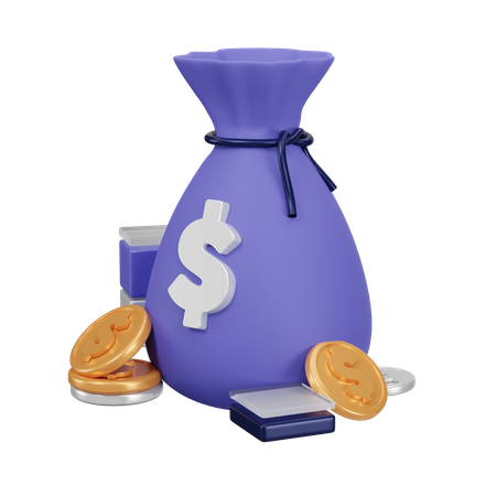 Bolsa de dinero  3D Icon