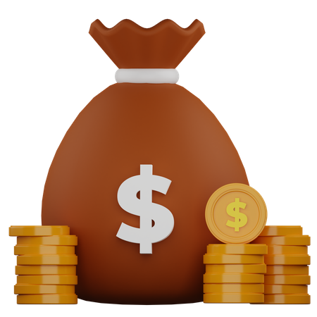 Bolsa de dinero  3D Icon