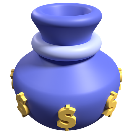 Bolsa de dinero  3D Icon