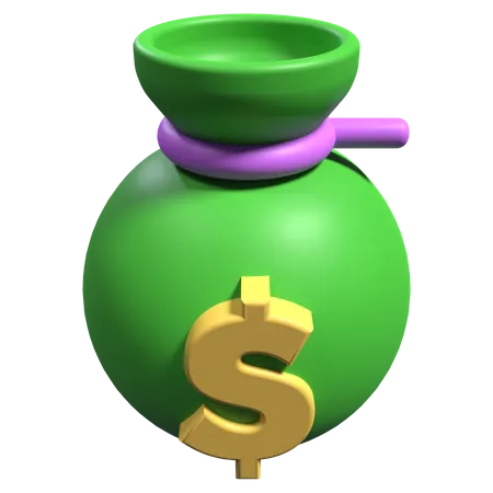 Bolsa de dinero  3D Icon