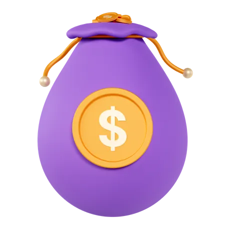 Bolsa de dinero  3D Icon