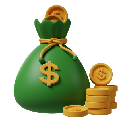 Bolsa de dinero  3D Icon