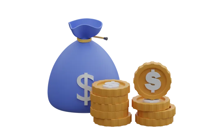 Bolsa de dinero  3D Icon