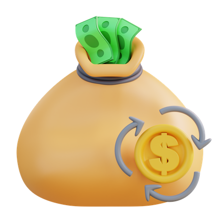 Bolsa de dinero  3D Icon