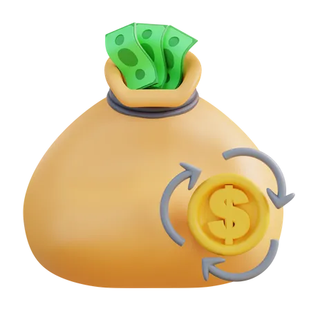 Bolsa de dinero  3D Icon