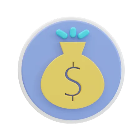 Bolsa de dinero  3D Icon