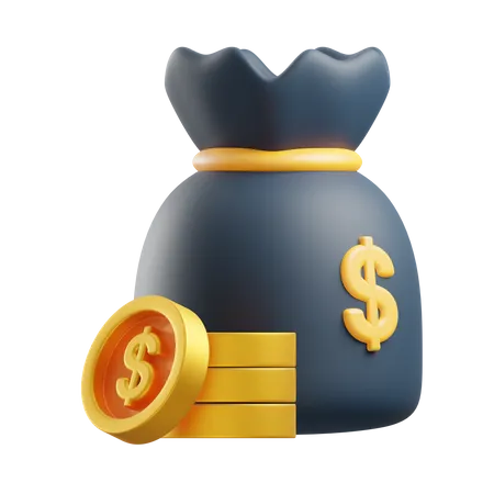 Bolsa de dinero  3D Icon