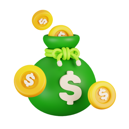 Bolsa de dinero  3D Icon