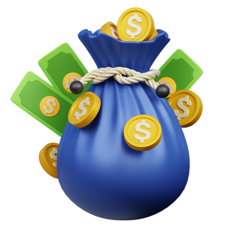 Bolsa de dinero  3D Icon