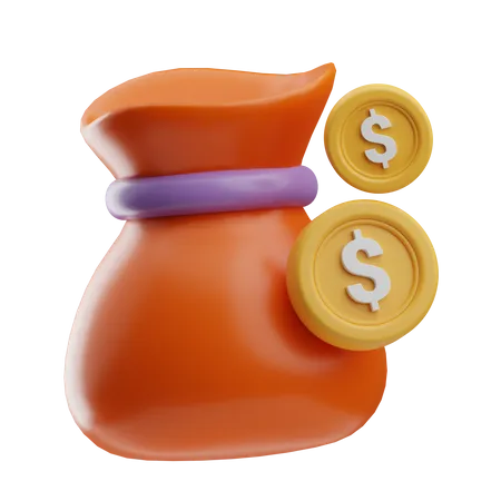 Bolsa de dinero  3D Icon