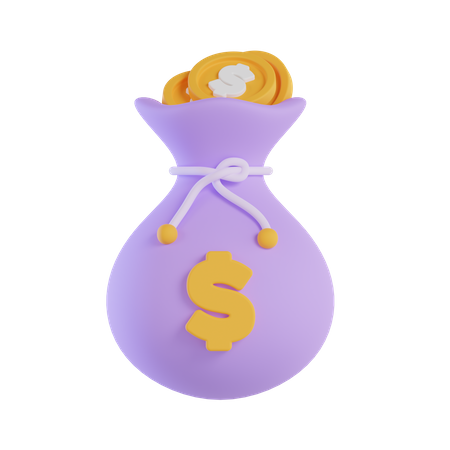 Bolsa de dinero  3D Icon