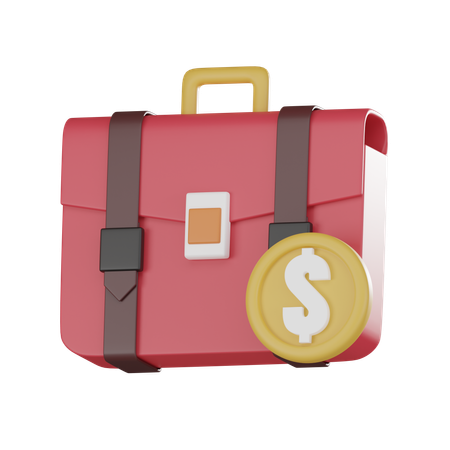 Bolsa de dinheiro  3D Icon