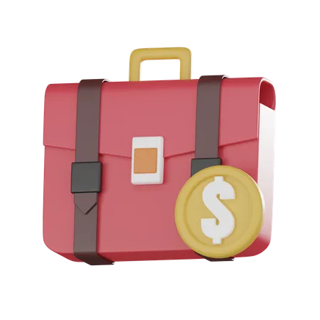 Bolsa de dinheiro  3D Icon