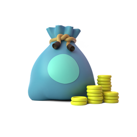 Bolsa de dinheiro  3D Icon