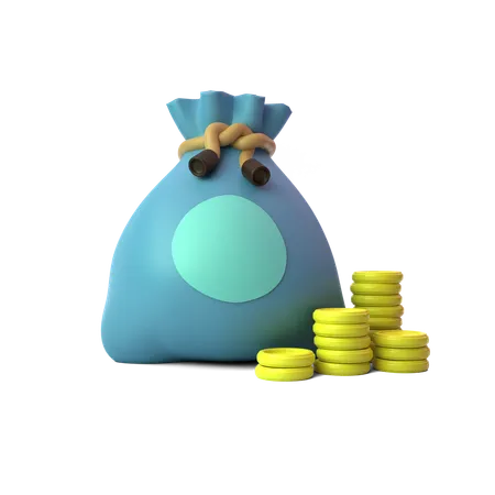 Bolsa de dinheiro  3D Icon