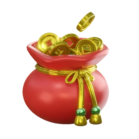 Bolsa de dinheiro  3D Icon