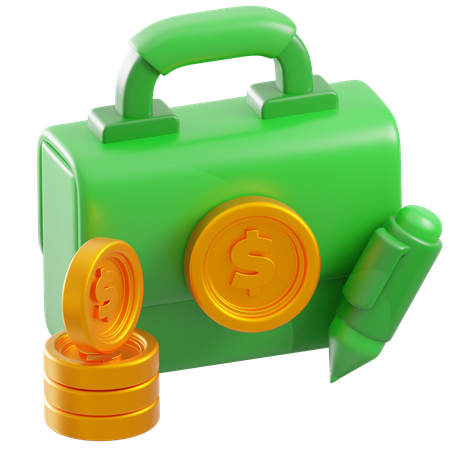 Bolsa de dinheiro  3D Icon